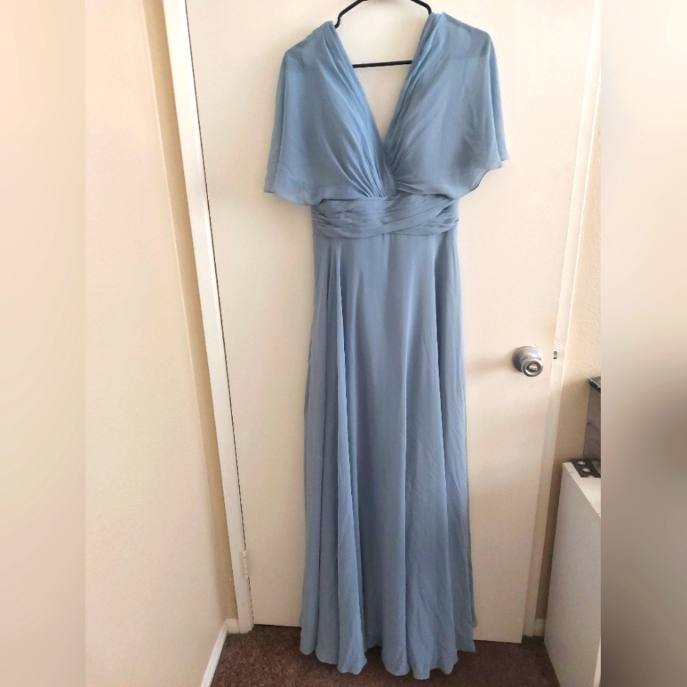 Baby Blue Azazie Gown Size A6